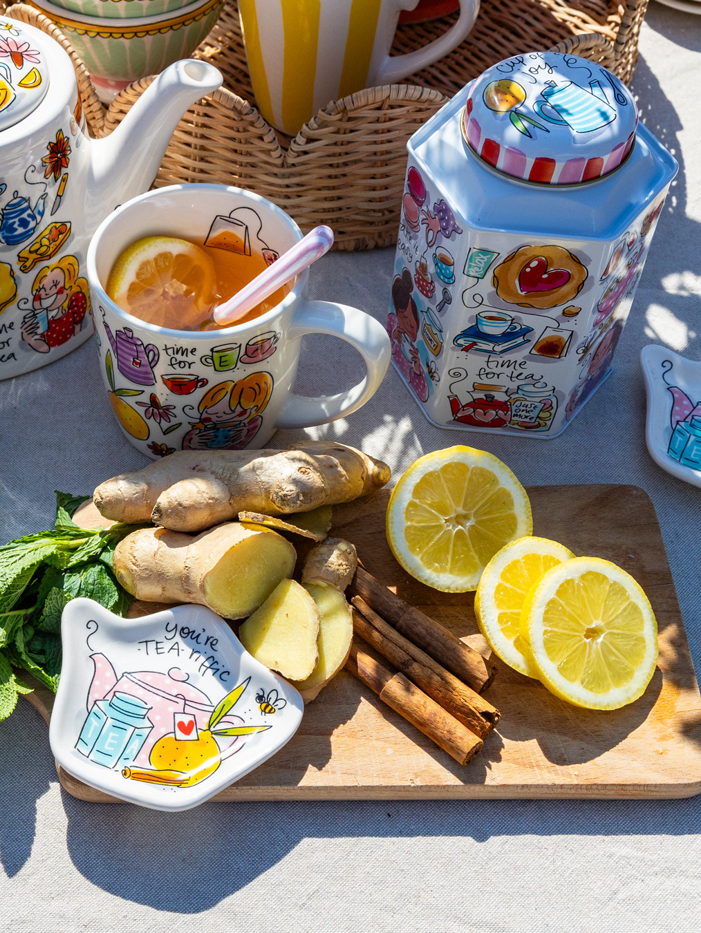 Schaaltje 12cm Moederdag You're tea-riffic