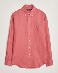 Polo Ralph Lauren Slim Fit Linen Shirt Channel Blue