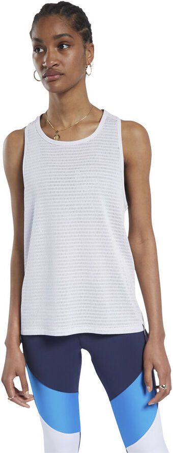 Reebok Perforated Tank Top Hvid