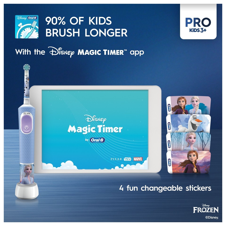 Oral-B - Vitality Pro Kids Frozen Elektrisk Tandbørste CLS