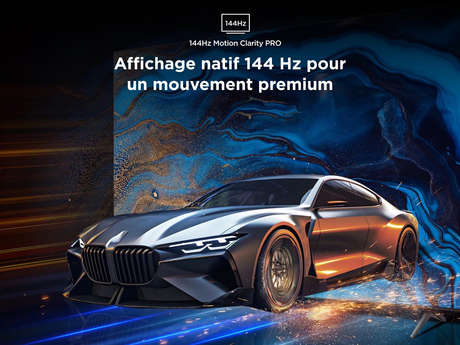 TCL 98Q6C QD-Mini LED TV, 4K HDR Premium 1000nits, Smart TV alimenté par Google (Dolby Vision IQ et Atmos, Panneau HVA Mat, système Audio Onkyo 2.1, M