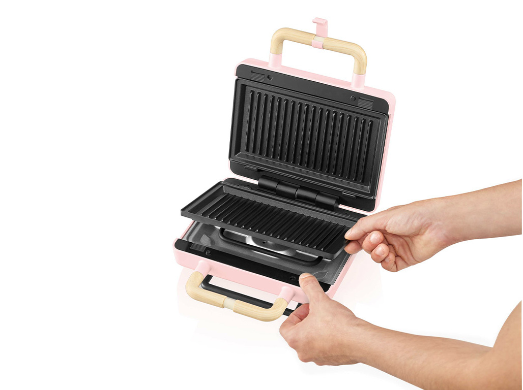 SANDWICHEIRA GRILL FLAMA 4963FL CHERRY PINK 800W