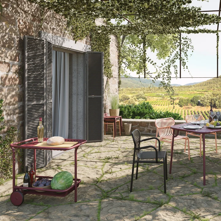 Petite Friture - Week-End Trolley Outdoor, blau