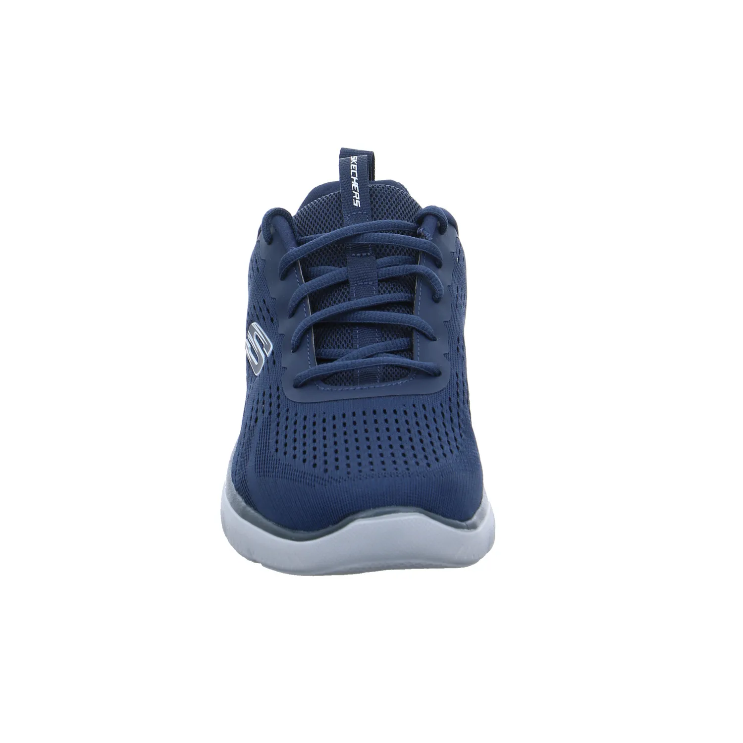 SKECHERS Halbschuhe Sneaker Stoff Blau Synthetik