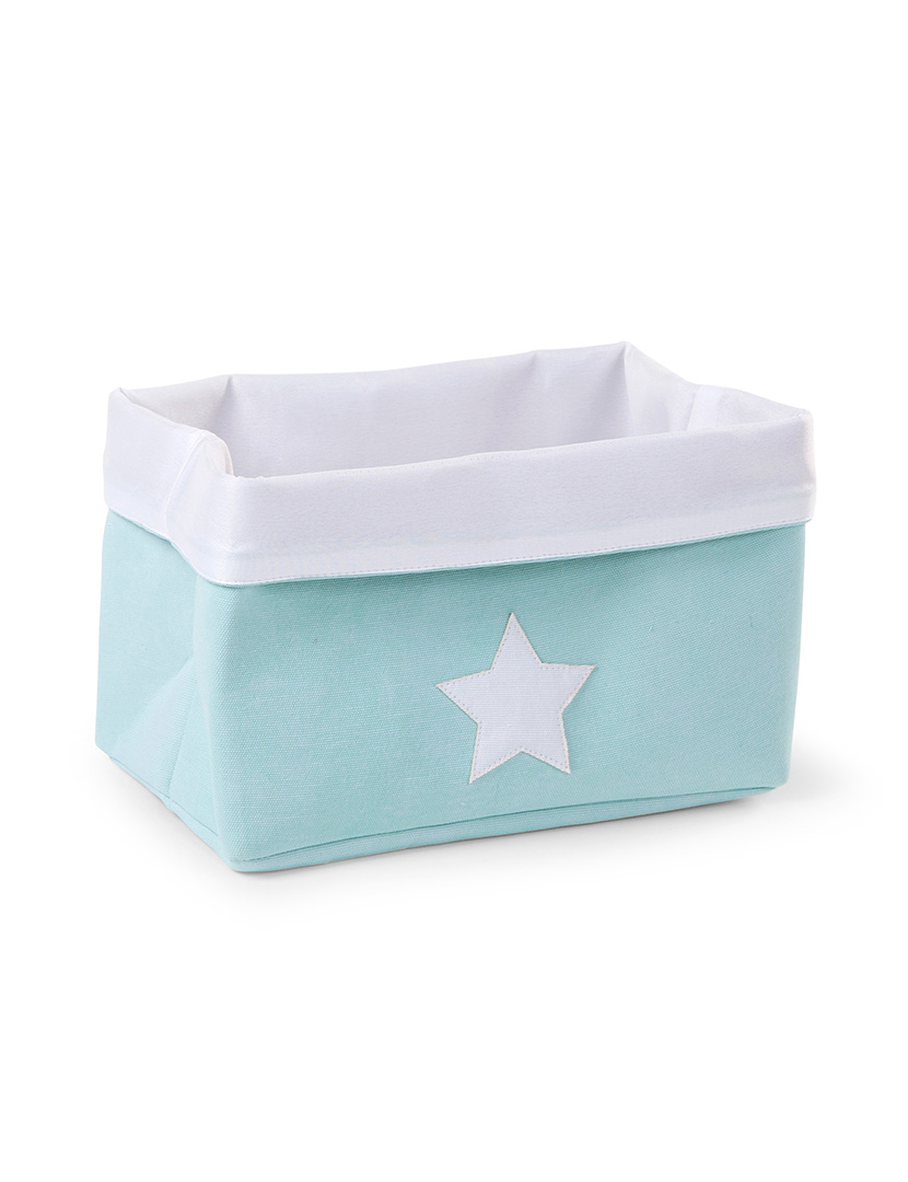 Mint/White Basket