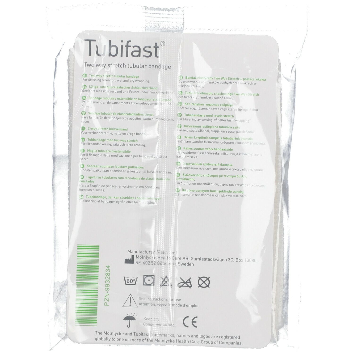 Tubifast 2-Way Stretch 7,5 cm x 1 m blau