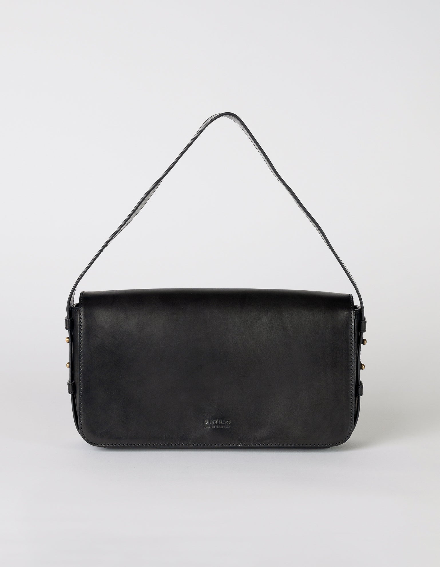 Gina Longuette - Black Classic Leather