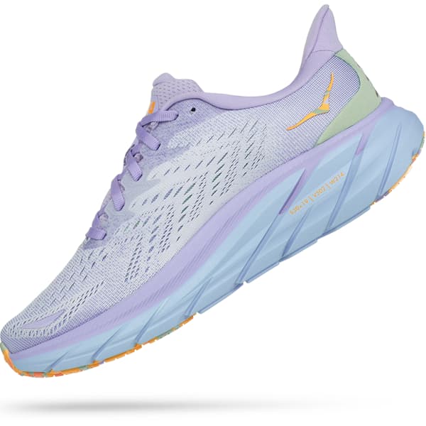 Chaussure running HOKA ONE ONE CLIFTON 8 W BABY LAVENDER/SMOKE GREEN