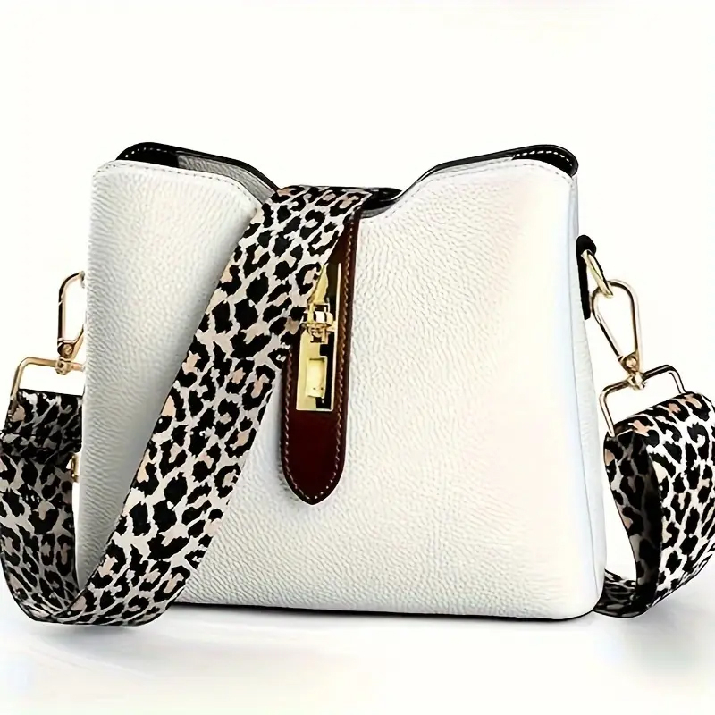 (62-120cm) Ersatz Schultergurt Handtaschen Riemen - Leopard