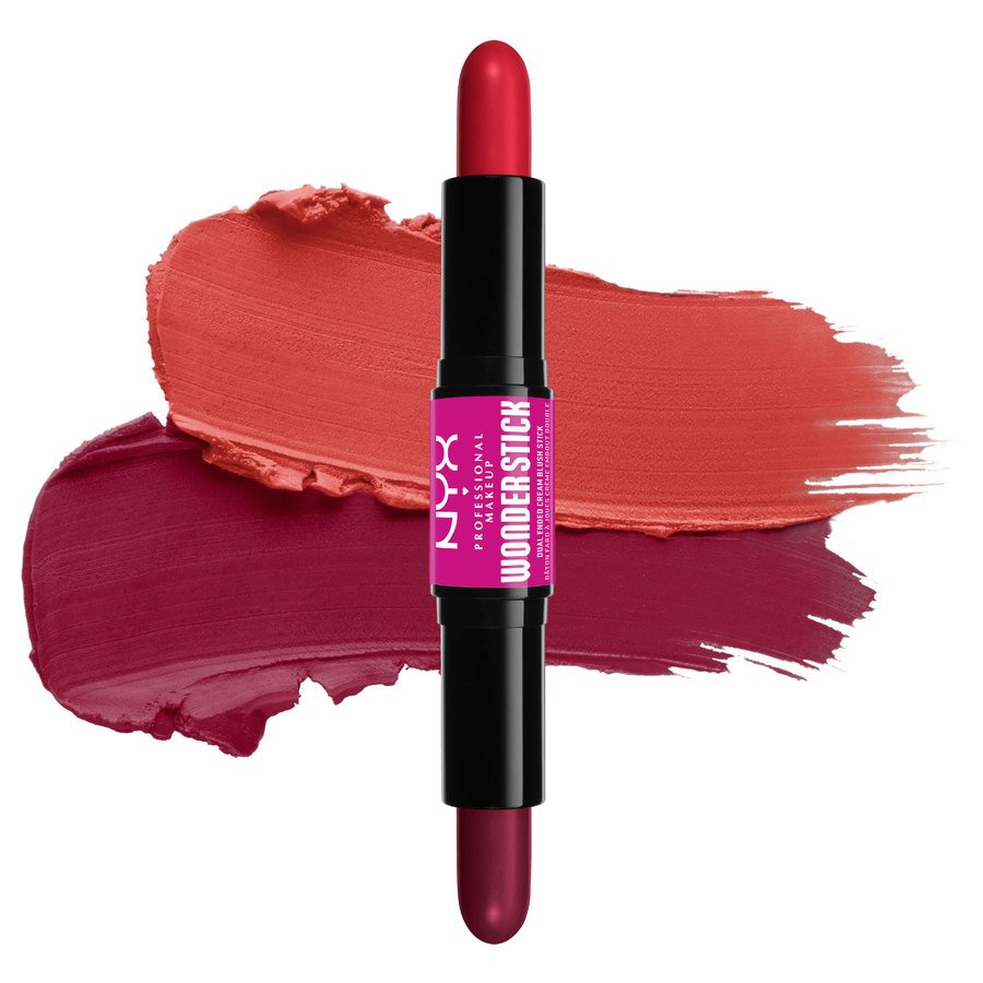 NYX Professional MakeupWonder Stick Dual-Ended Cream Blush Stick 05 Bright Amber + Fuchsia 4g
