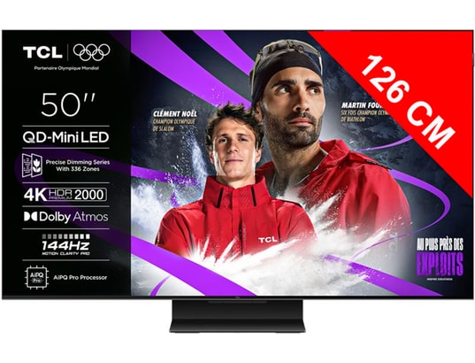 TCL - TV Mini LED 4K 126 cm 50C79K