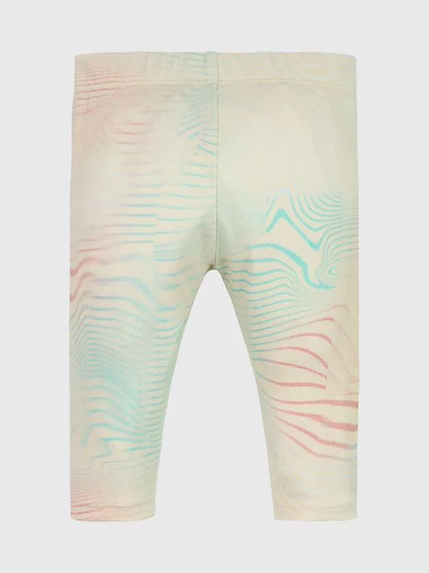 Leggings de bebê com estampa por toda a peça
