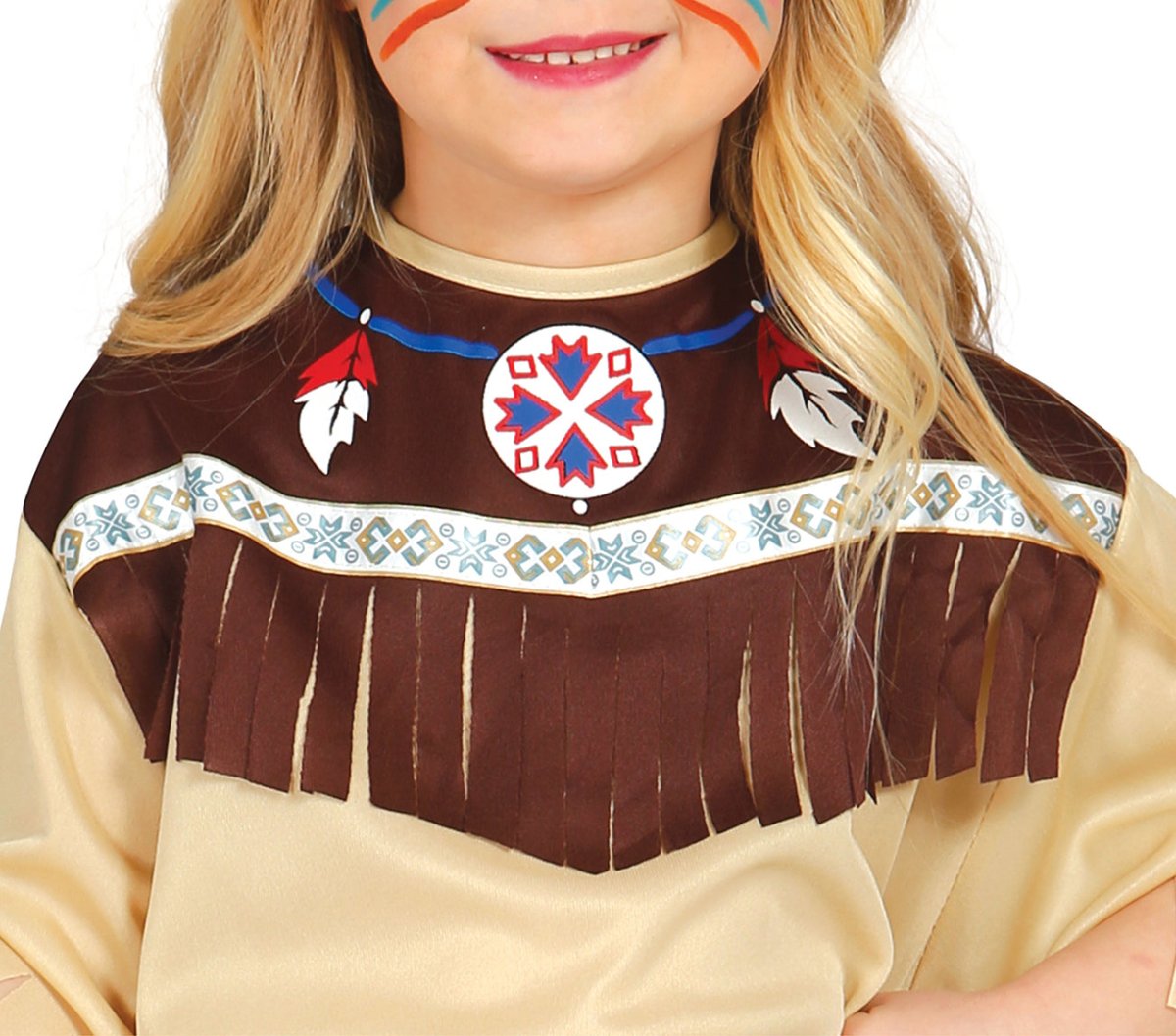 Indianen Jurk Kind Lang
