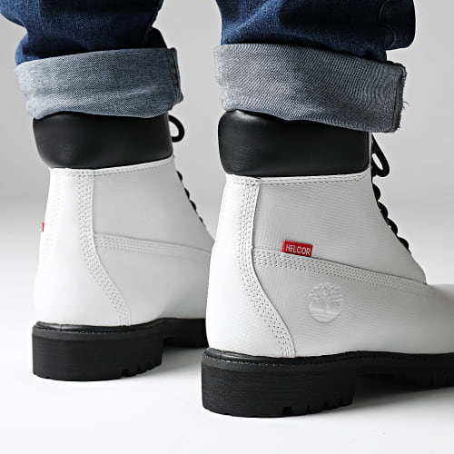 Boots Timberland Premium 6 Inch Waterproof A6549 White Helcor