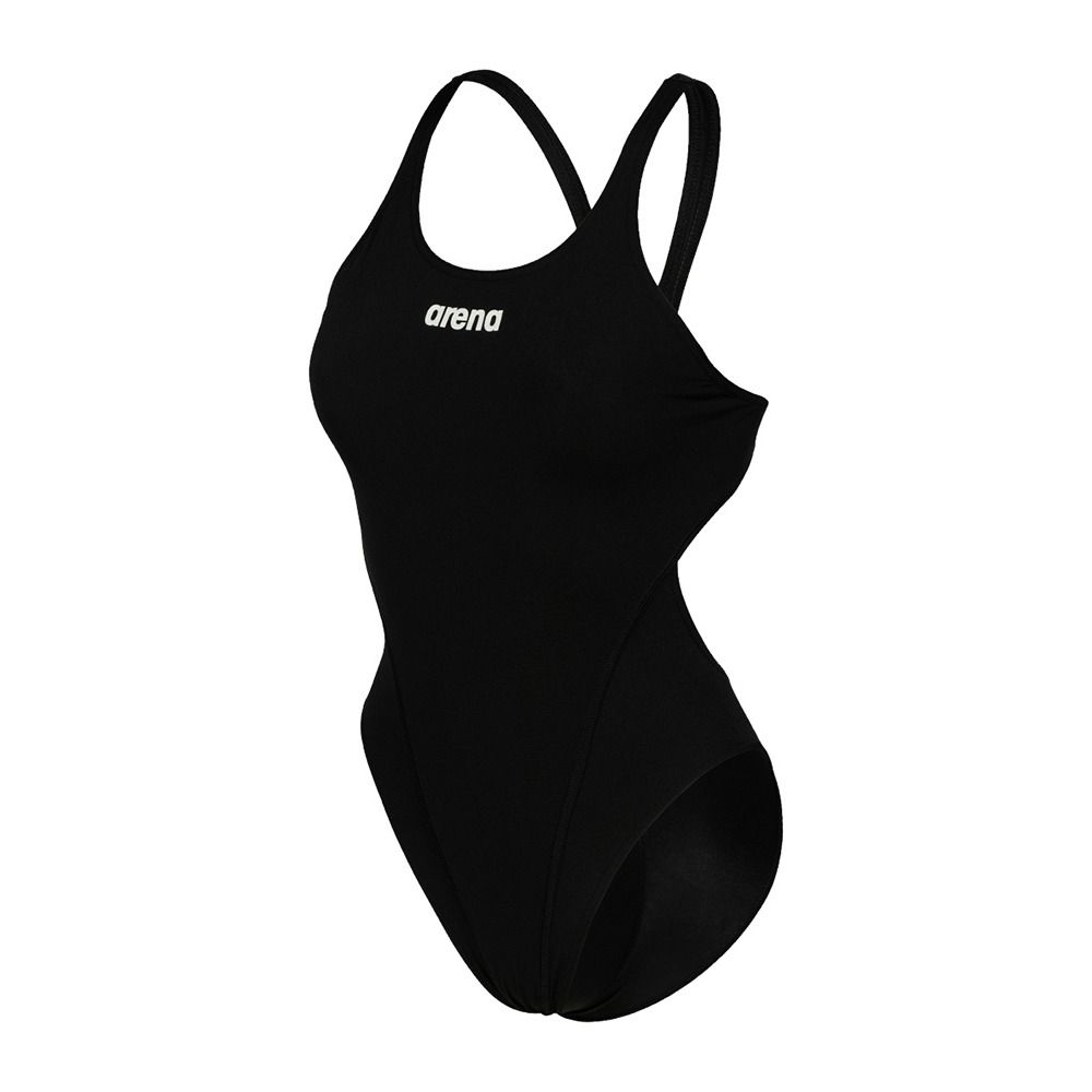 Arena TEAM SWIM TECH SOLID - Maillot de bain 1 pièce Femme black/white