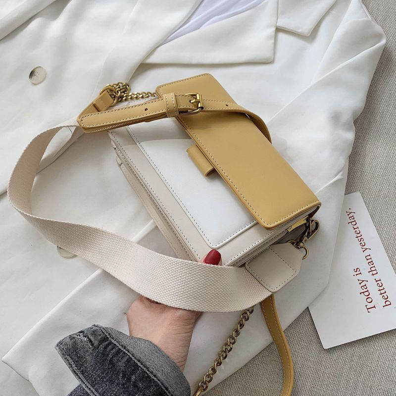 Daelynn - Flap Color Block Crossbody Bag