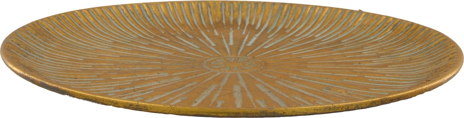 Dijk Natural Collections dienblad goud D 77 H 5,5 cm