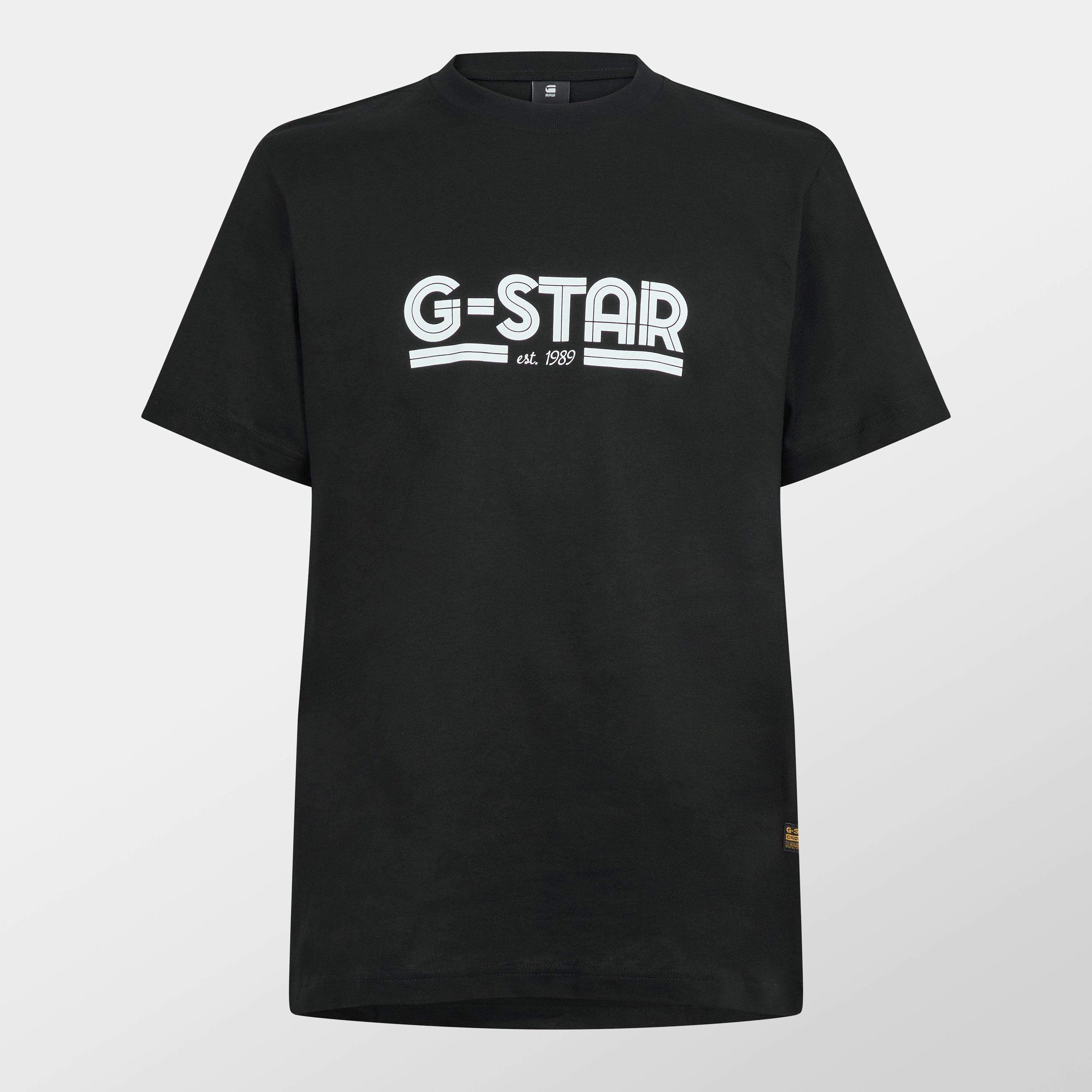 G Star Unisex Line Script Loose T Shirt