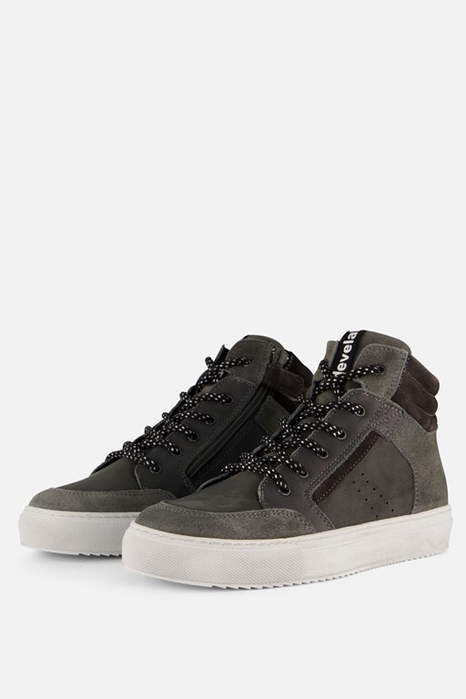 Develab hoge sneakers grijs