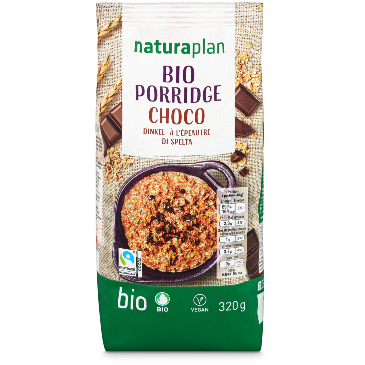 Naturaplan Bio Porridge Choco