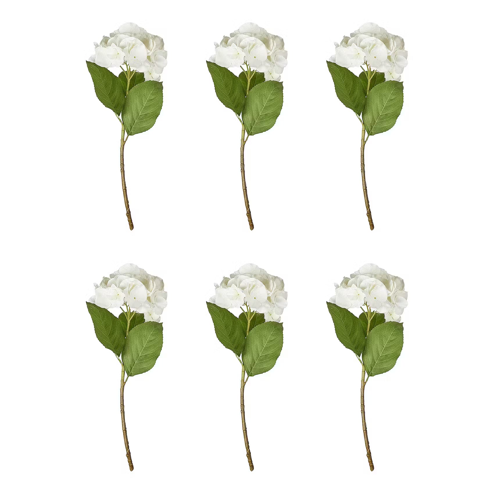 FLORISTA Kunstblume Hortensie 6er-Set