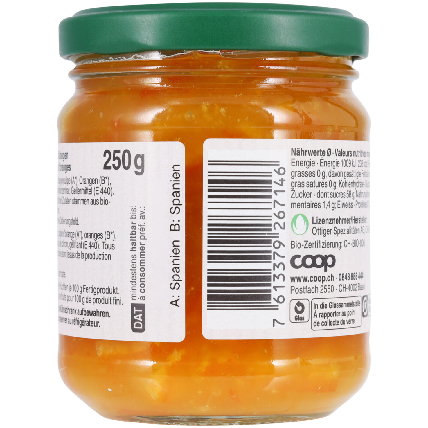 Naturaplan Bio Konfitüre Orange süss