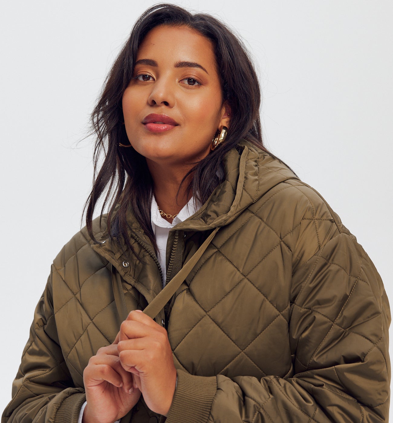 Parka matelassée Femme - Kaki