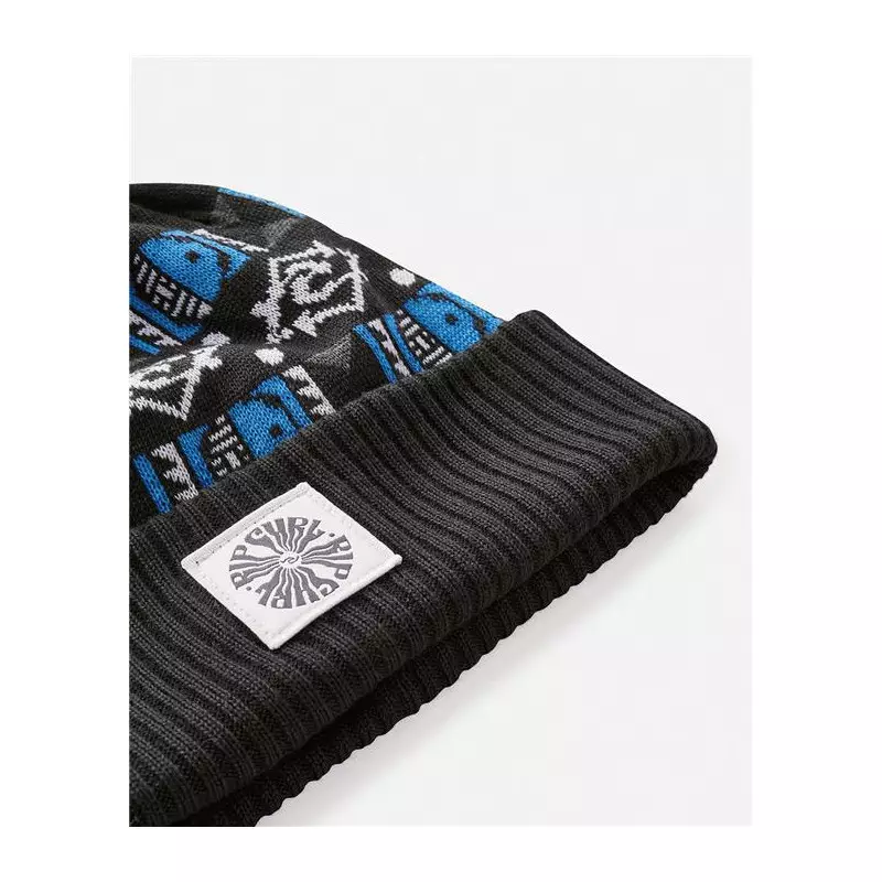 Bonnet RIPCURL Swc Jacquard Tall Beanie Black