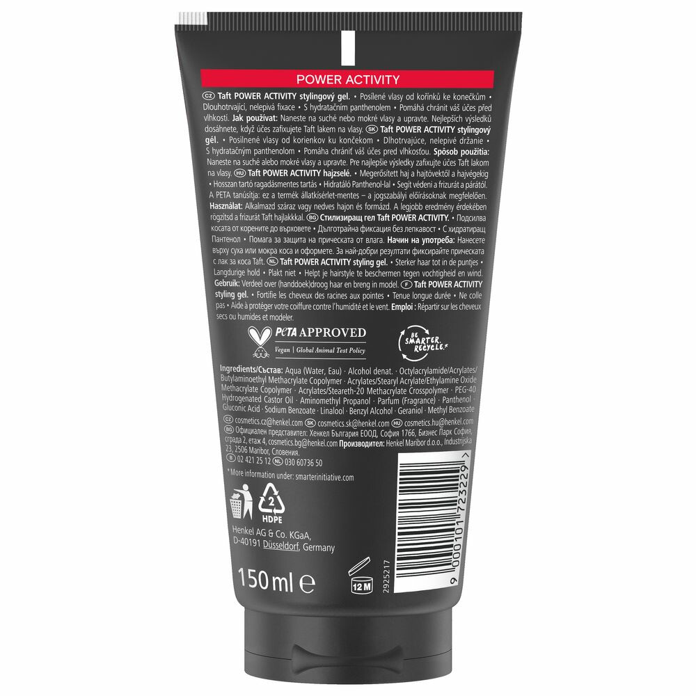 Taft Styling Gel Power Active150 ml