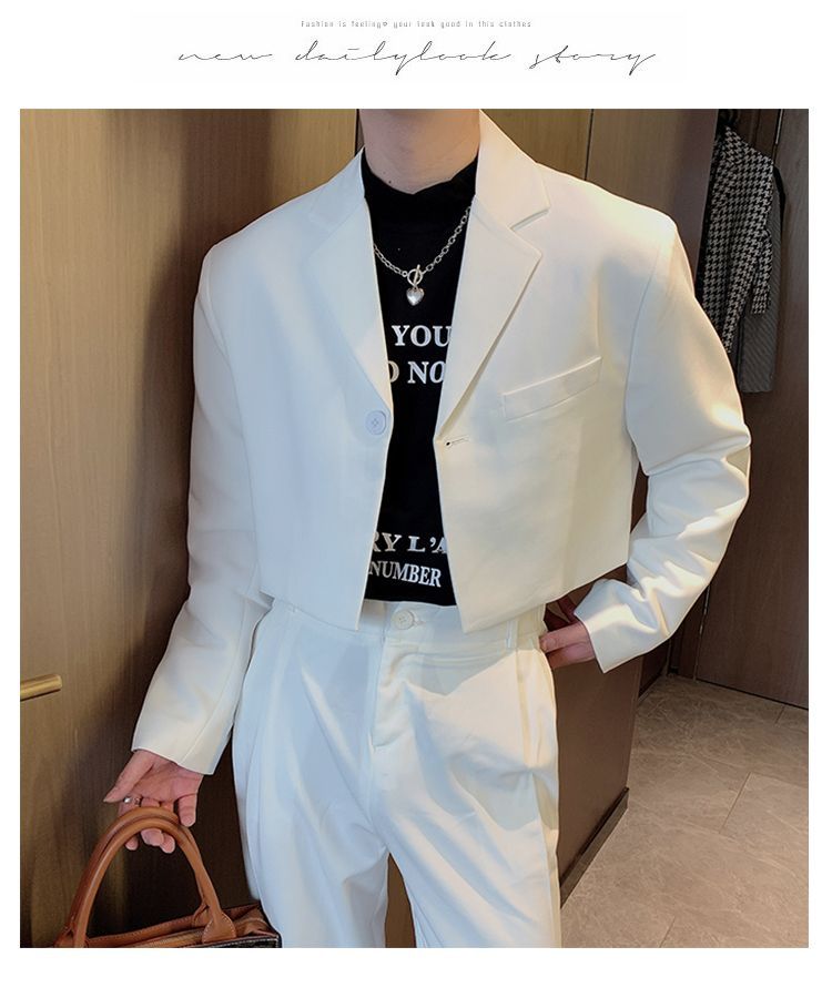 VEAZ - Blazer met één knoop en cropped pasvorm