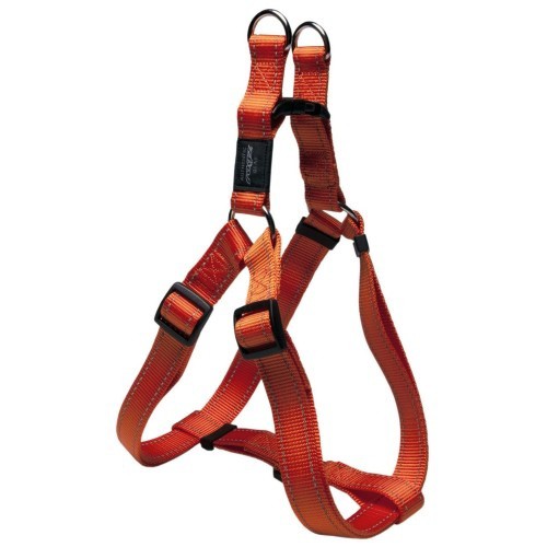 Colete refletivo de nylon, modelo Step In Lumberjack, para cães, cor laranja.