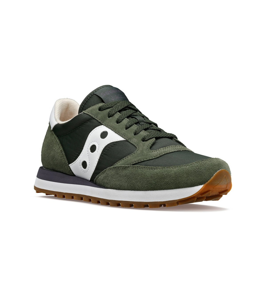 Tênis Saucony Jazz Original em couro, cinza escuro