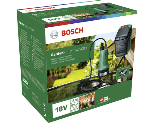 BOSCH GardenPump 18V accu regentonpomp (accu en lader niet inbegrepen)