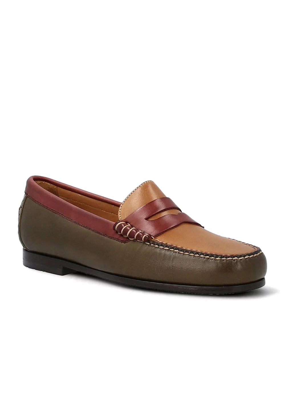 MOCASSIN WINTER MOC CUIR TRICOLORE