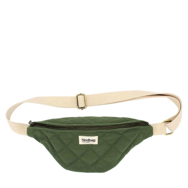 Sac banane matelassé Olivia 32 cm Olive