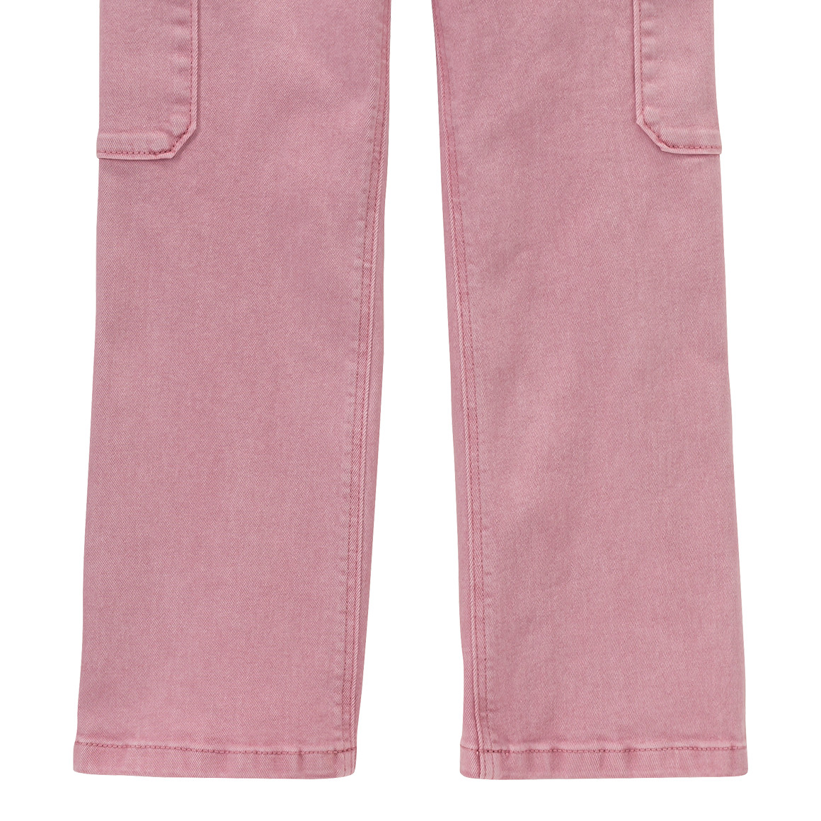 Jonas Nielsen Mädchen Cargo-Jeans mit weitem Bein rosa