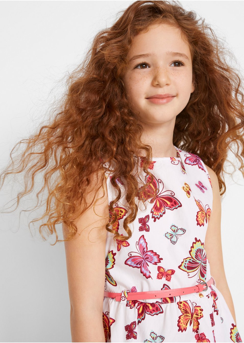 Robe fille + ceinture + boléro fille (Ens. 3 pces.)