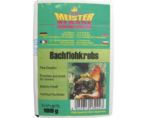Diepvriesvoer POSEIDON bladvlooien 100 g