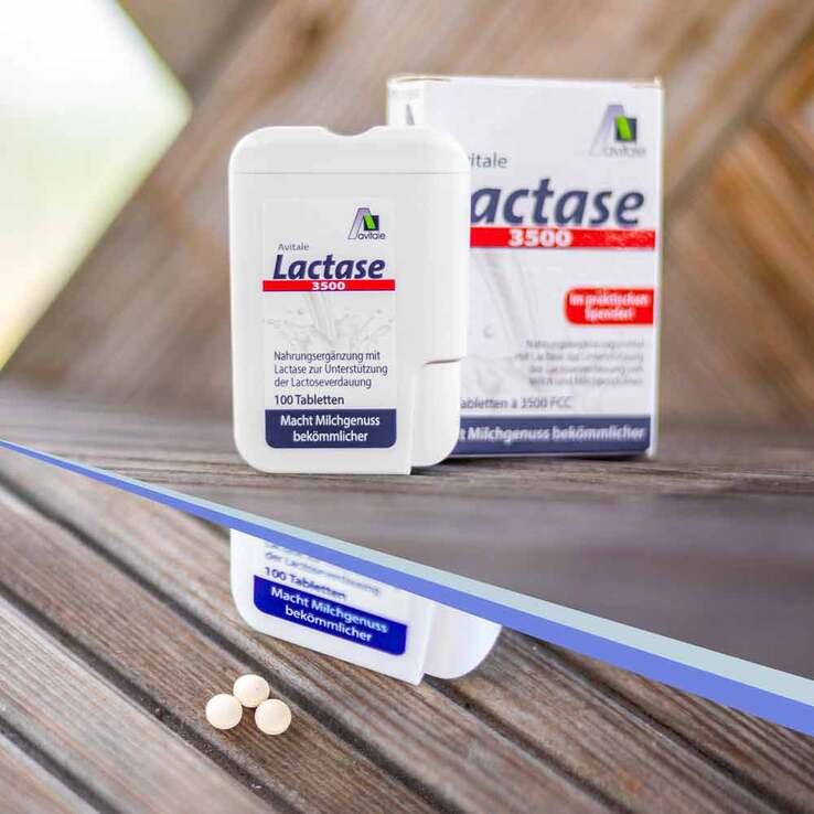 Lactase 3500 FCC Tabletten im Klickspender, 100 St
