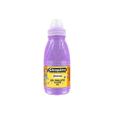 Cléopâtre NÉFERTARI - Peinture gel à paillettes - violet - 250 ml