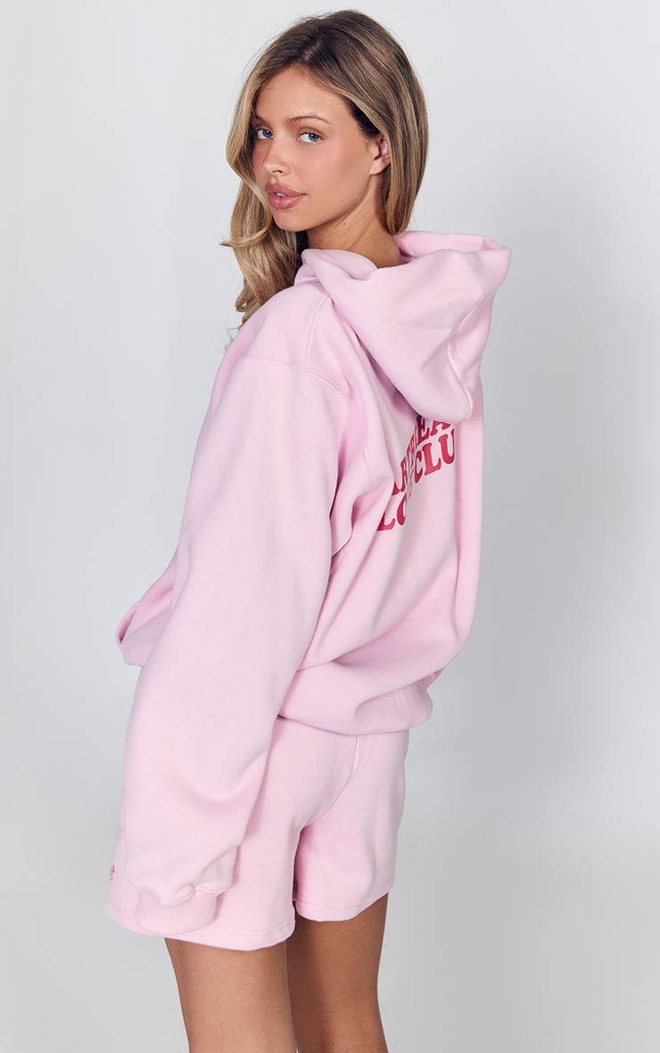 Rose Short Molleton Imprimé Love Club