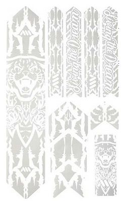 Kit de Protection All Mountain Style Extra Kriss Kyle Blanc
