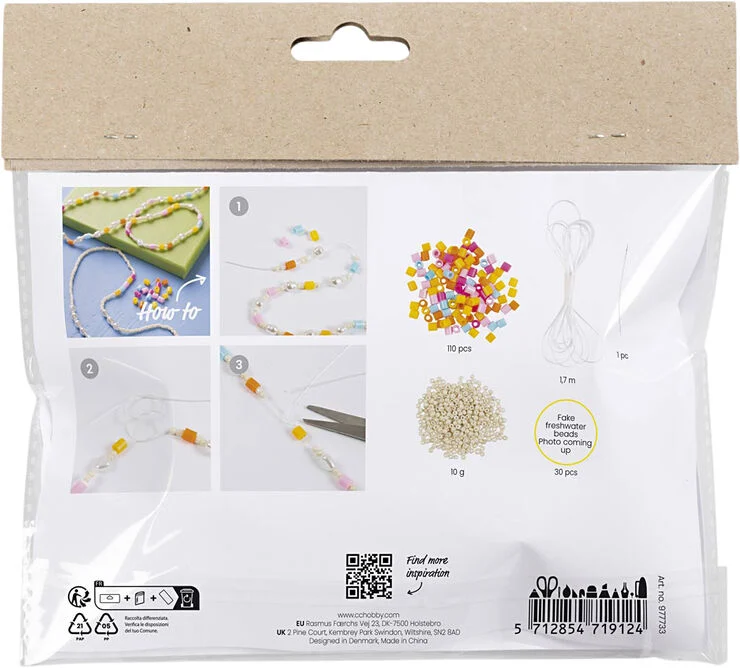 Creativ Company Mini DIY Kit Smykker, Halskæde og armbånd