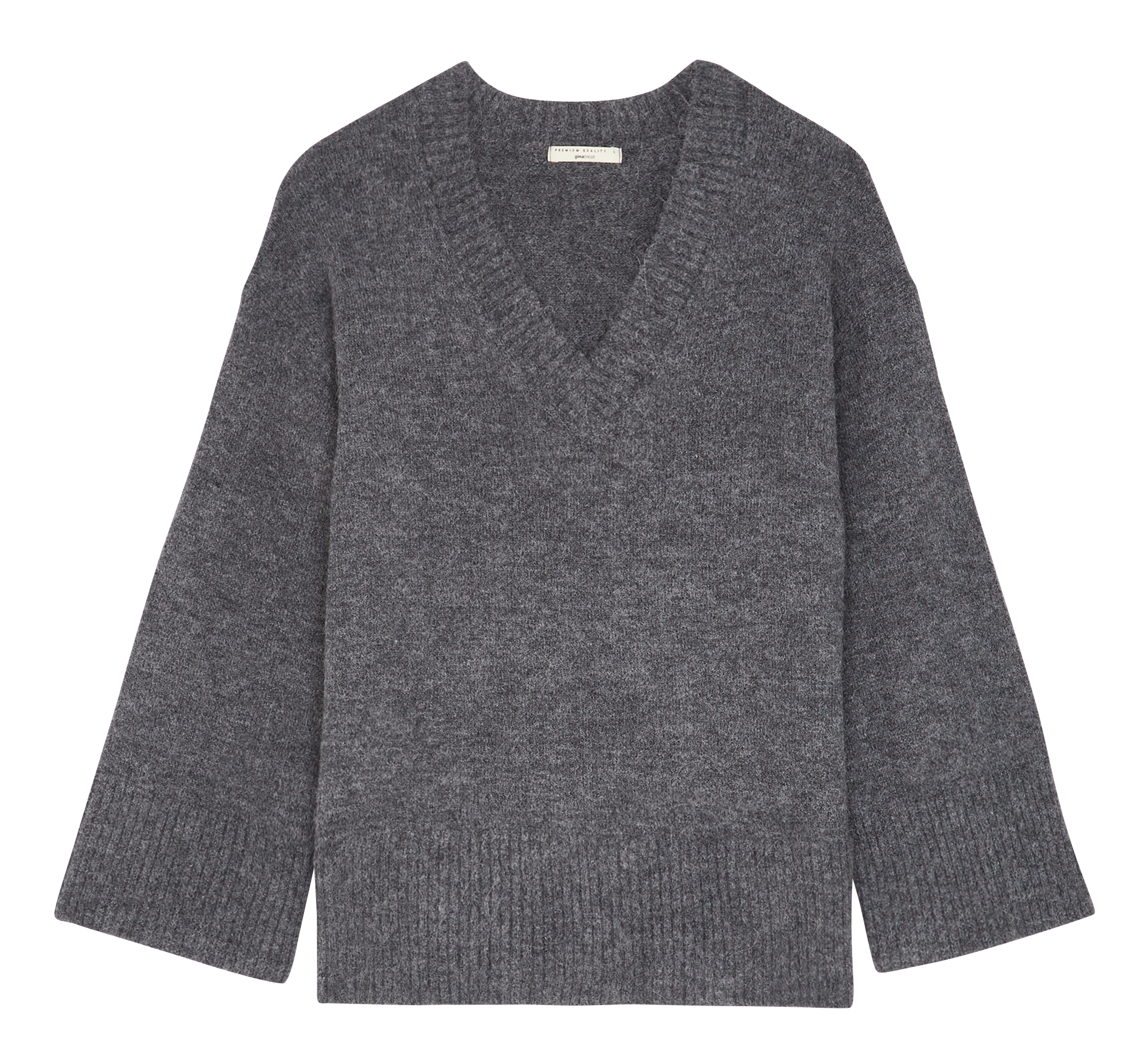 Pull col V | Gris
