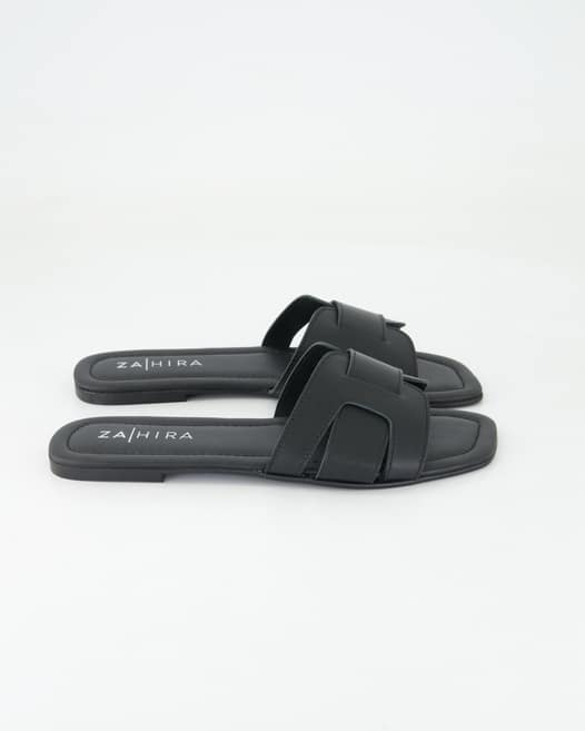 Zahira 13303 Pantoletten in Schwarz