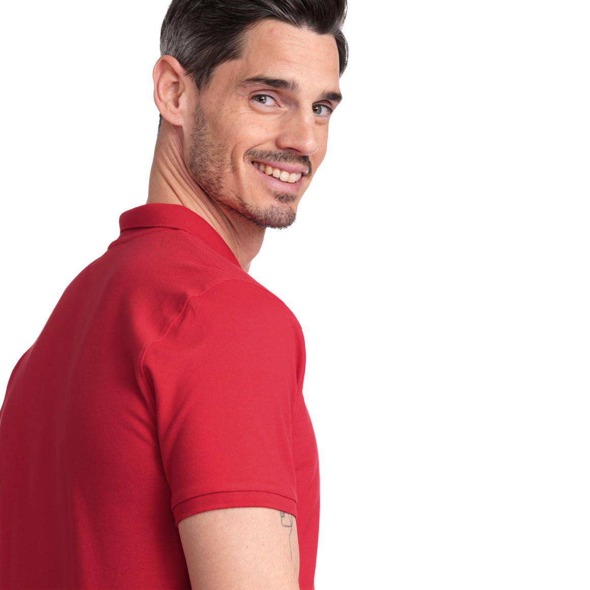 VanVaan Herren Poloshirt in Piqué-Qualität rot