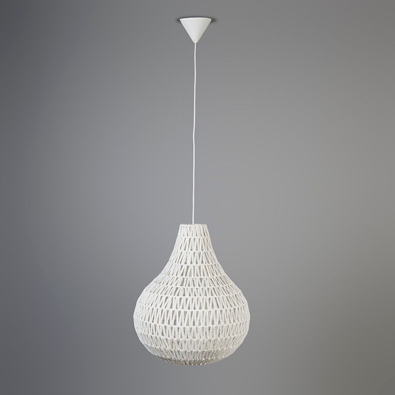 Scandinavische hanglamp wit 45 cm - Lina Drop