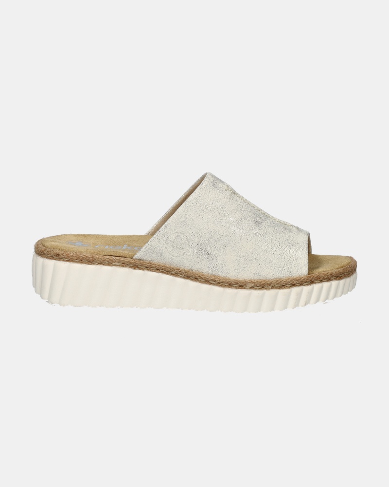 Rieker Slippers  - goud