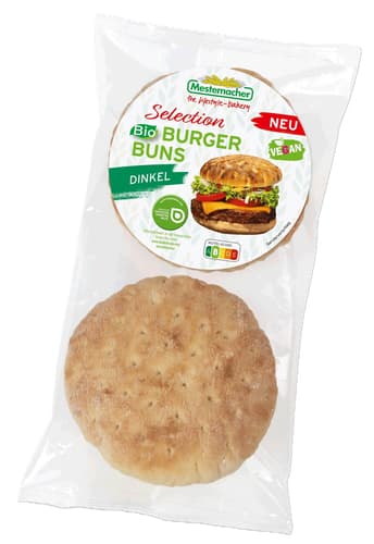 Mestemacher BIO Dinkel Burger Buns