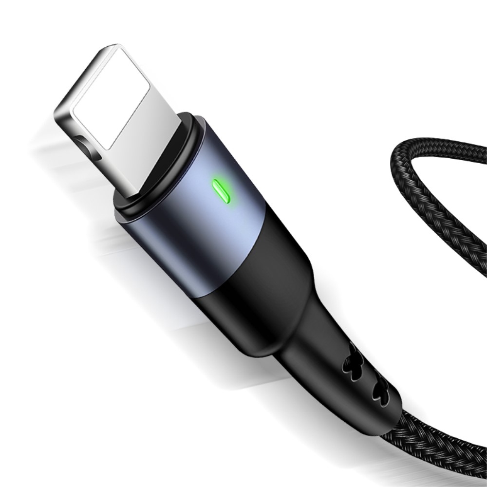 (1.2m) 4in1 USB 2A Ladekabel Nylon Geflecht - 2 x Lightning / 1 x Micro USB / 1 x USB C